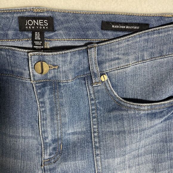 Jones New York Bleecker Boot Leg Women's 8 - Raw hem - Picture 2 of 5